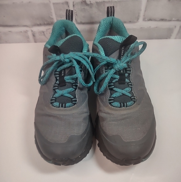 The North Face Shoes - 6 The North Face Gray and Teal Athletic Shoes